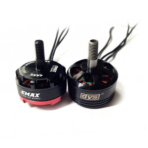 Моторы DYS SE2205 2300KV Racing Edition сравдение по габаритам с EMAX RS2205