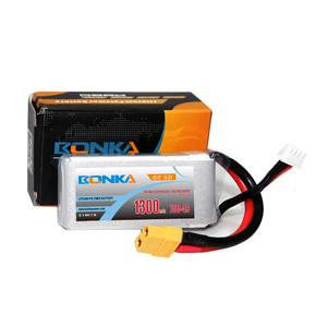 Аккумулятор LiPo Bonka 1300 mAh 4s 14 8V 75C  Для мини квадрокоптеров 210  250