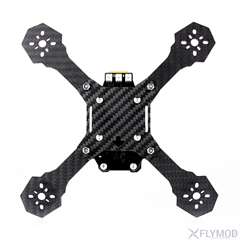 Карбоновая рама Nighthawk X4 с лучами 3мм для мини квадрокоптера и FPV полетов