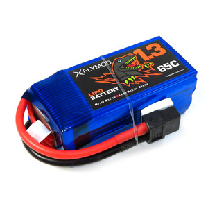 Аккумулятор Dyno 1300 mAh 4s 14 8V 65С Lipo  Flymod