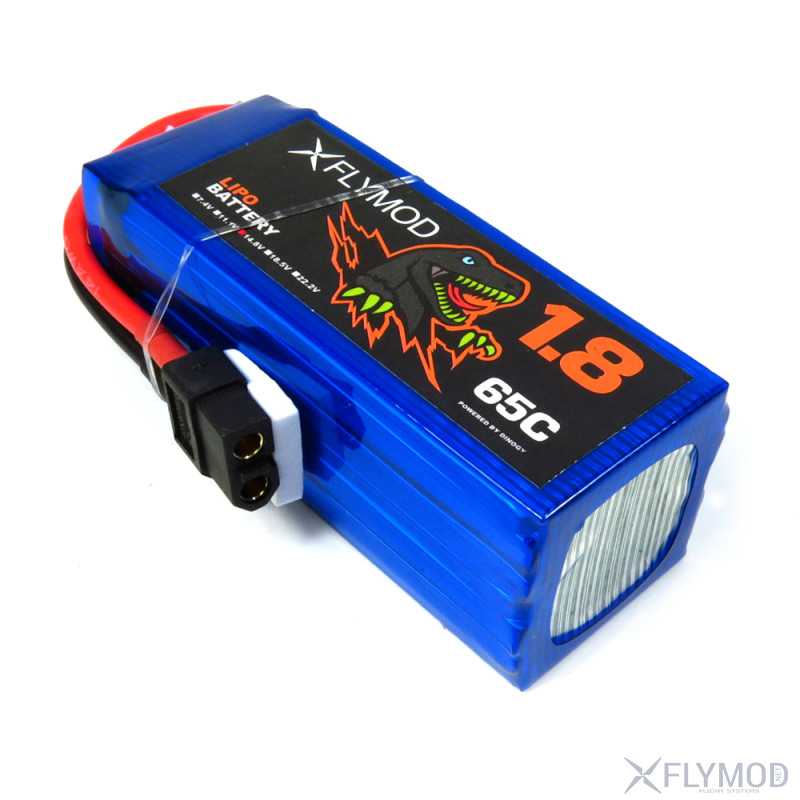 Аккумулятор Dyno 1800 mAh 4s 14 8V 65С Lipo  Flymod