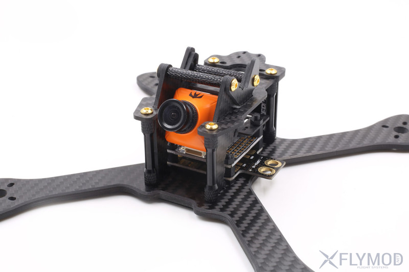 Карбоновая рама GEP-TX5 Chimp 210мм для мини квадрокоптера и FPV полетов  GEPRC