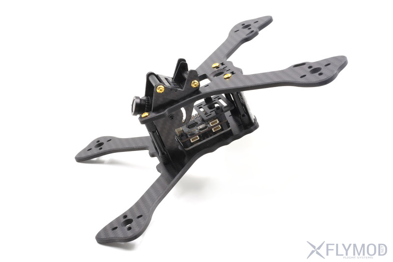 Карбоновая рама GEP-RX5 Hawk 210мм для мини квадрокоптера и FPV полетов  GEPRC