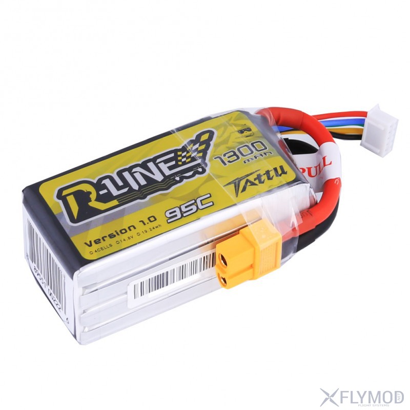 Аккумулятор Tattu R-Line 1300mAh 95C 4S1P