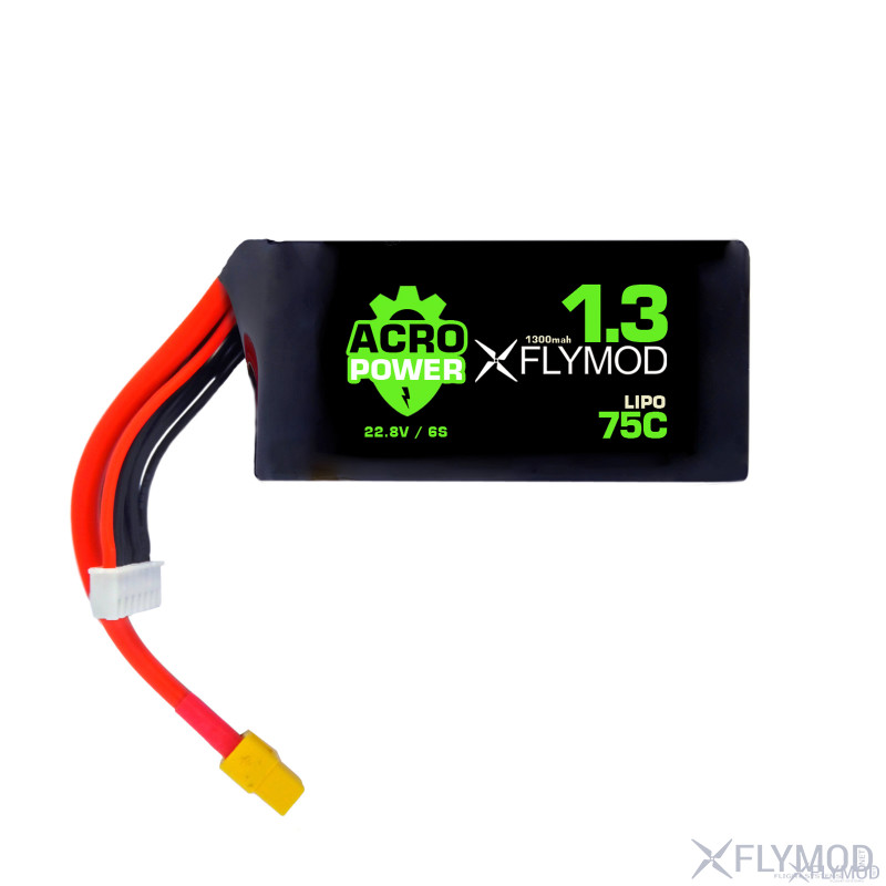 Аккумулятор acro power flymod 1300 mah 4s 14 8v 75С lipo battery аллюминиевая защита Для мини квадрокоптеров 180  210 lithium