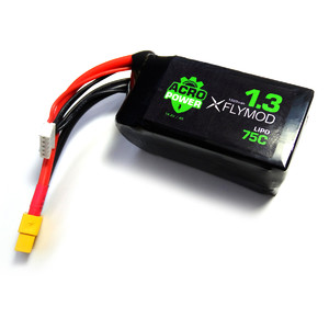 Аккумулятор Acro Power Flymod 1300 mAh 4s 14 8V 75С Lipo