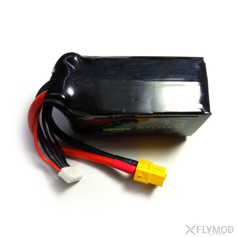 Аккумулятор Acro Power Flymod 1300 mAh 4s 14 8V 75С Lipo