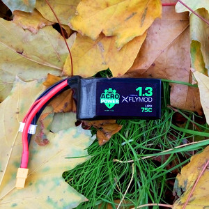 Аккумулятор Acro Power Flymod 1300 mAh 4s 14 8V 75С Lipo