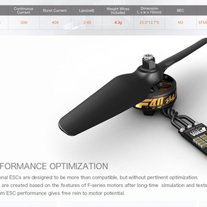 Регуляторы скорости T-MOTOR F30A ESC Dshot OPTO 2-4S  оригинал