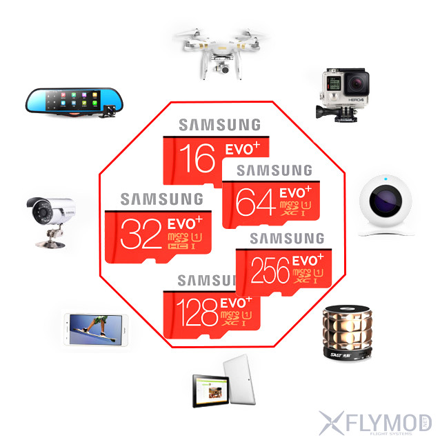 Карта памяти Samsung Micro SD HC XC UHS-1 класс