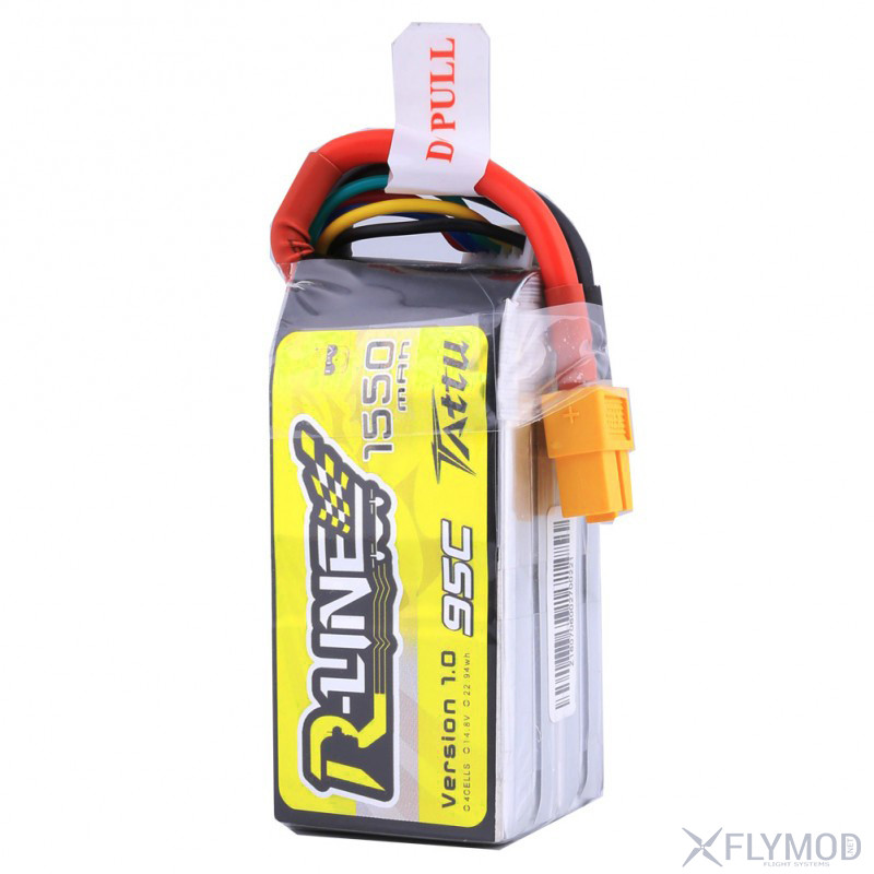 Аккумулятор Tattu R-Line 1550mAh 95C 4S1P