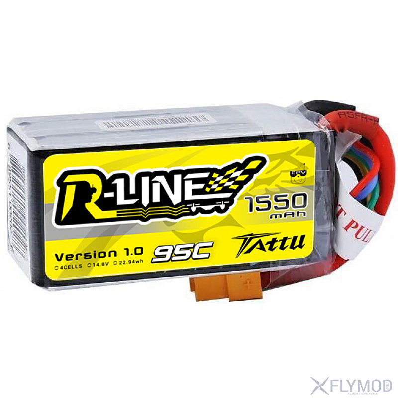 Аккумулятор Tattu R-Line 1550mAh 95C 4S1P