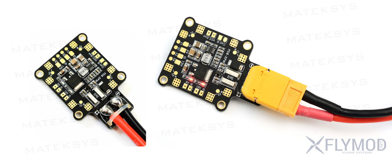 Распределительная плата Matek PDB-XPW с сенсором тока 140A и двойным BEC на 5V и 12V