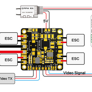 Распределительная плата Matek MINI POWER HUB V 3 1 с бэками на 5V и 12V