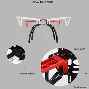 Посадочные ножки для рам DJI F450 F550 как установить