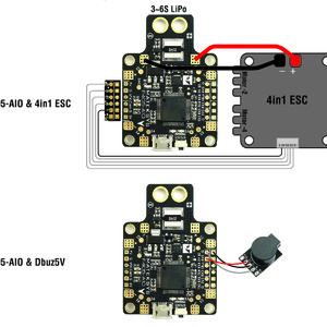 Контроллер полета matek f405 aio all in one controller контролер полетник mcu pdb плата разводки питания все в одном