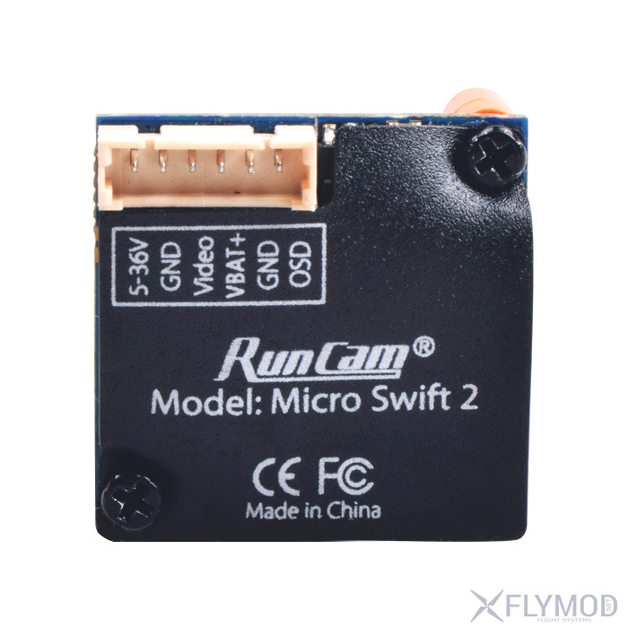 RunCam Micro Swift 2 Micro Swift II built-in OSD low voltage alarm 600TVL