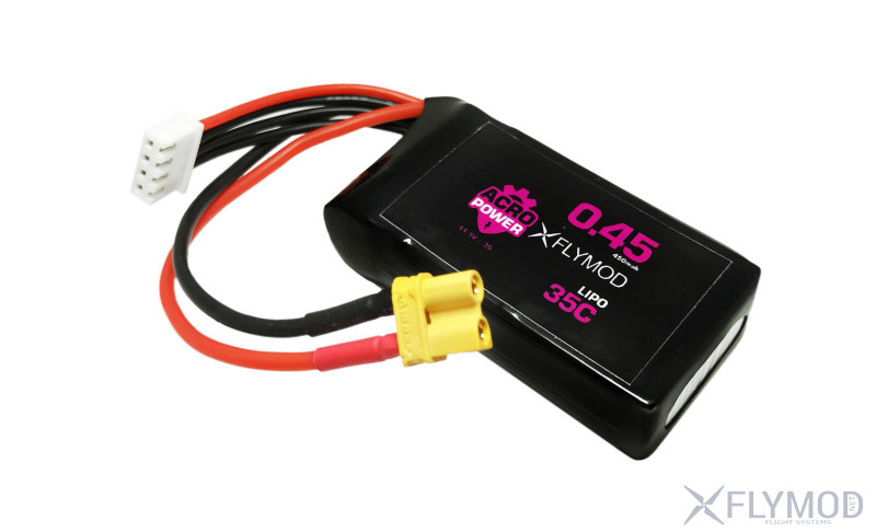 Аккумулятор acro power flymod 450mah 3s 11 1v 35c lipo батарея банка battery accum