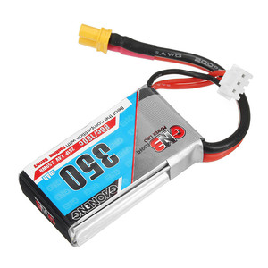 Аккумулятор gaoneng 350mah 2s 7 4v 80c accum battery банка lipo мини fpv gnb xt30