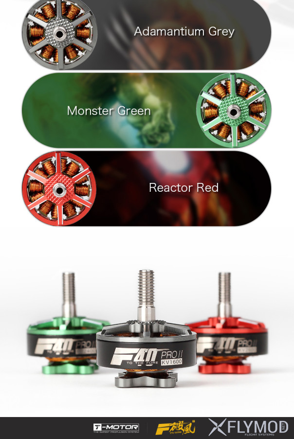 Бесколлекторные моторы T-Motor F40 Pro II 2400KV motor power engine tmotor тмотор brushless