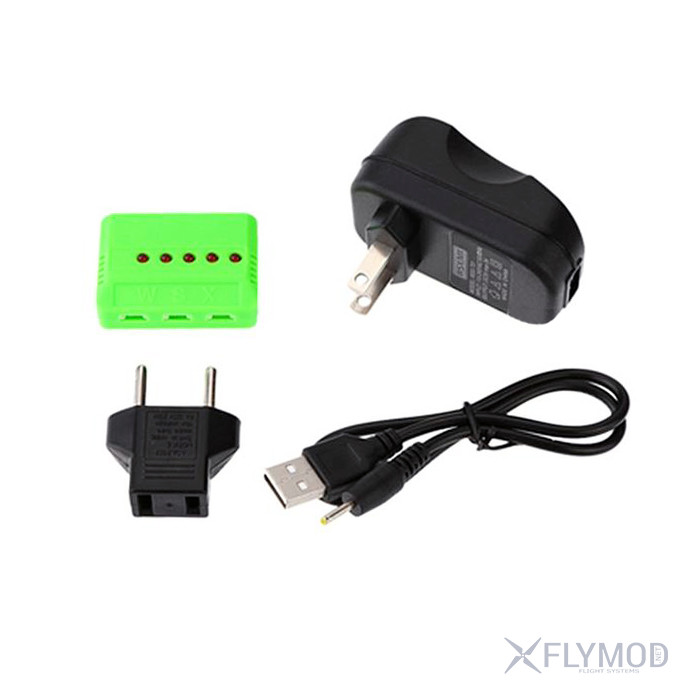 Зарядное устройство для мини аккумулятор 5 в 1 1s 3 7v 20С lipo usb plug adapetr квадрик мини квадрокоптер зарядка литиевые tiny whoop