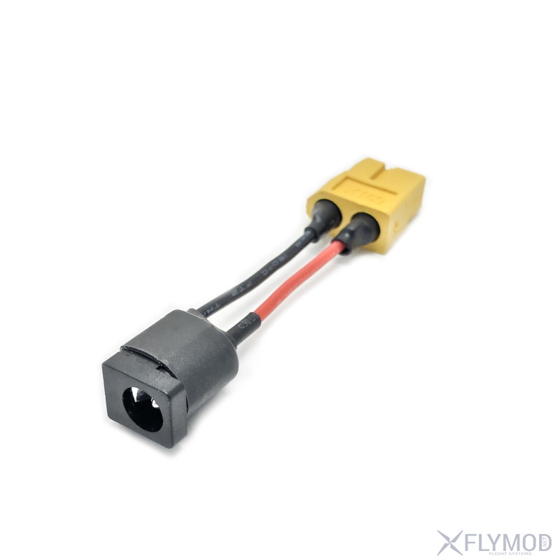 Переходник xt60 female - dc 5 5 male adapter разъем коннектор