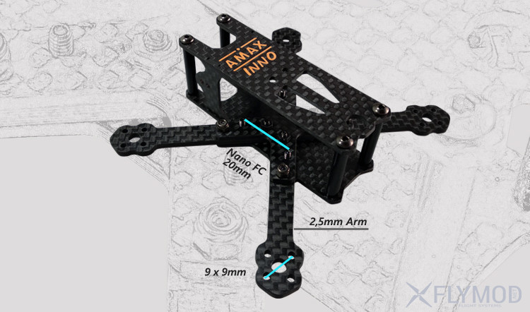 Карбоновая рама amaxinno freestyle 2 100 амакс carbon frame bus автобус фристайл