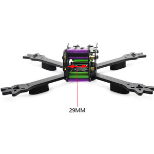 hskrc  woodpecker 235 235mm wheelbase 4mm arm 3k carbon fiber 5 inch racing frame kit for rc drone Карбоновая рама фристайл fpv