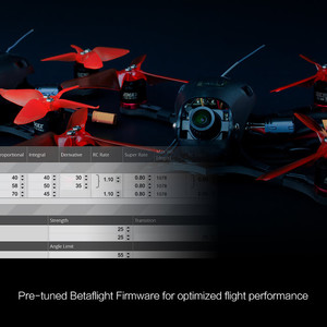 Мини квадрокоптер fpv emax babyhawk-r race edition 136mm f3 magnum mini 5 8g fpv racing rc drone pnp готовый к полету сборка