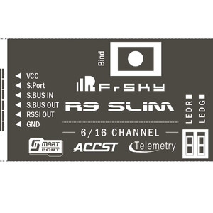 Дальнобойный приемник frsky r9 slim 900mhz на 16 каналов long range r9m