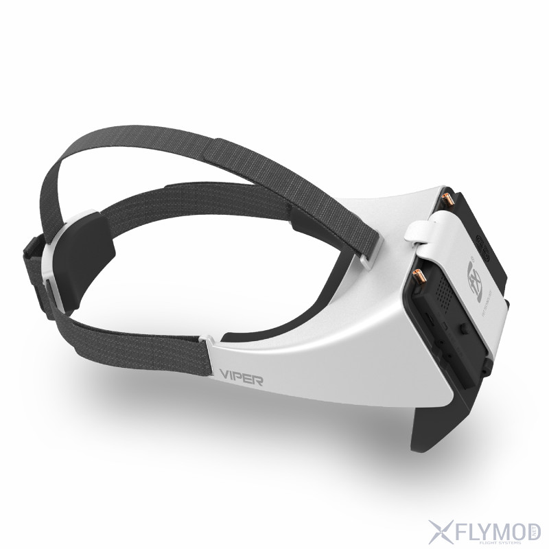 Видео шлем fxt viper v2 5 8ghz 40ch diversity для fpv полетов goggles очки