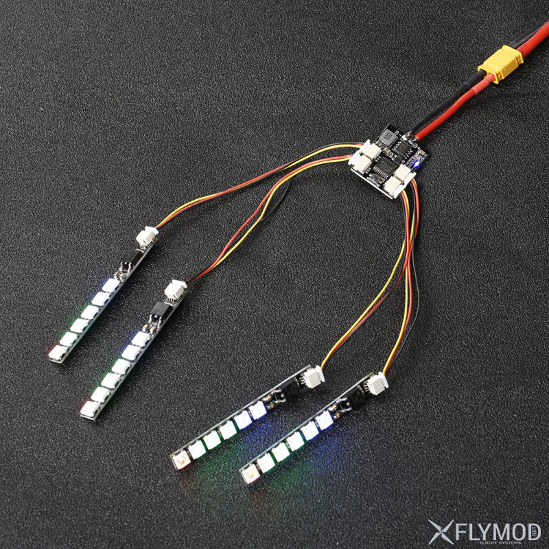 iflight led control panel switch programmable led module fpv racing night flight Светодиодный контроллер модуль