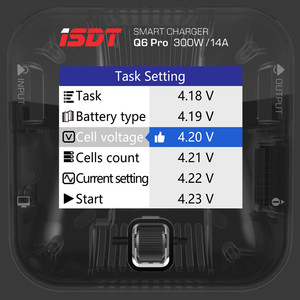 isdt q6 pro battgo 300w 14a pocket lipo battery balance charger Зарядное устройство аккумуляторов