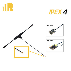 Антенна t-образная frsky 900mhz с разъемом ipex u fl dipole t antenna r9 slim r9 slim  plus receiver ufl mhf4 ipex4 r9 mini r9 mm