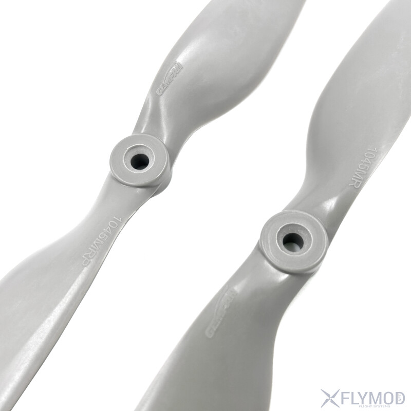 gemfan 1045 пропеллеры нейлон cw ccw для квадрокоптера  Пара gf nylon 1l1r ashy