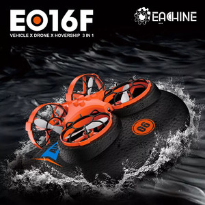 eachine e016f 3-in-1 epp flying air boat land driving mode detachable one key return rc quadcopter rtf Ховер квадрик