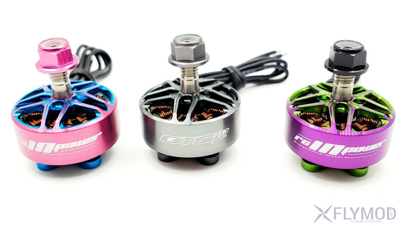 rcinpower gts-v2 2207plus 2207 2750kv 2500kv 1860kv 4-6s brushless motor for rc drone fpv racing pink 1860kv  Бесколлекторные моторы