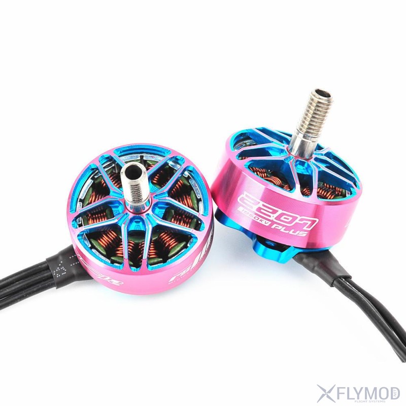 rcinpower gts-v2 2207plus 2207 2750kv 2500kv 1860kv 4-6s brushless motor for rc drone fpv racing pink 1860kv  Бесколлекторные моторы