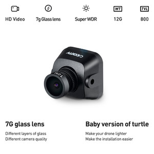 Камера для fpv caddx baby turtle 1080p 60fps 800tvl ntsc pal 16 9 4 3 fov 170 degree 1 8mm 7g glass lens super wdr hd
