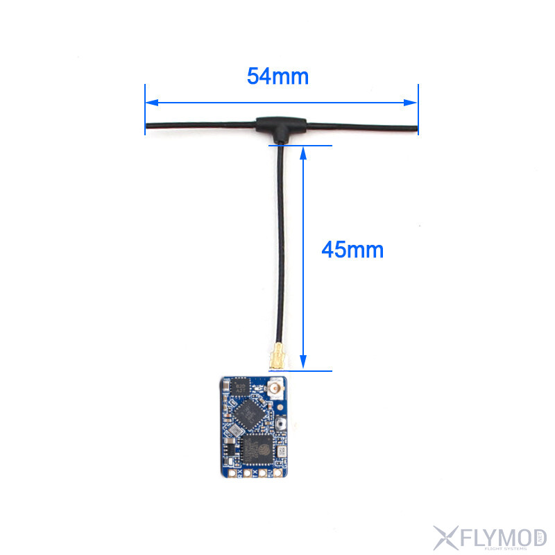 Приёмник BAYCK ExpressLRS 2 4GHz Nano ELRS размеры