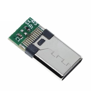 Разъём штекер Type-C USB 3 1 на плате папа  male