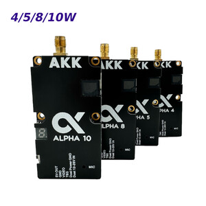 Відео передавач AKK Alpha 5 8GHz 4 5 8 10W VTX 80 каналів