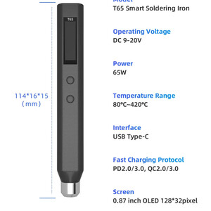 Портативний програму мий паяльник ALIENTEK T65 65W ОLED