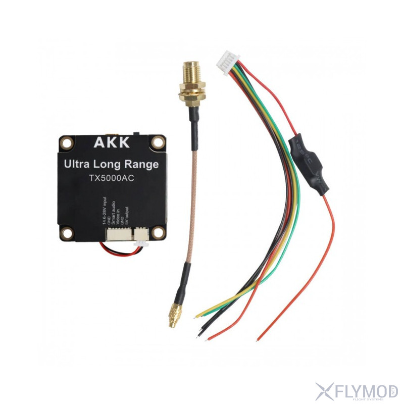 Відео передавач AKK Ultra Long Range 5W 4 9G 6G Ultra Wide Band 96CH VTX