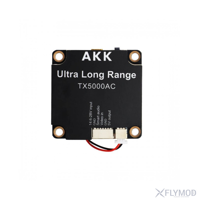 Відео передавач AKK Ultra Long Range 5W 4 9G 6G Ultra Wide Band 96CH VTX