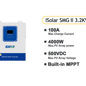 Гібридний інвертор EASUN 3 2KW 24V 100А з WiFi