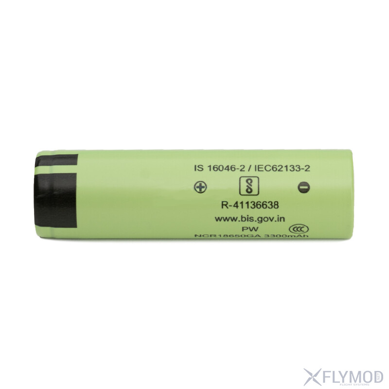 Акумулятор Sanyo NCR18650GA 3450mAh 10A без захисту