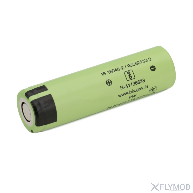 Акумулятор Sanyo NCR18650GA 3450mAh 10A без захисту