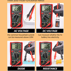 Цифровий мультиметр ANENG DM850 1999 Counts