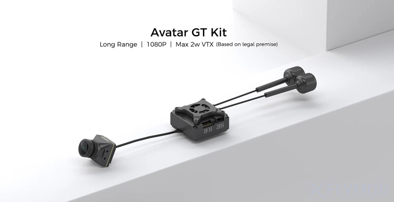 Комплект цифрової системи CADDXFPV Walksnail Avatar GT KIT з гіроскопом на 2 антени